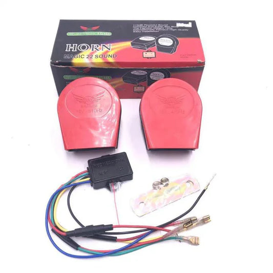 22 Sound Horn Electronic Siren High Power Motorcycle / Car JCAA Horns